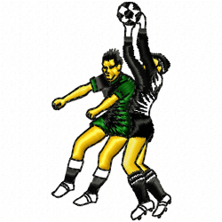 Football Embroidery Design 9 Football Embroidery Design 9